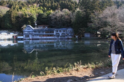 金鱗湖を散策