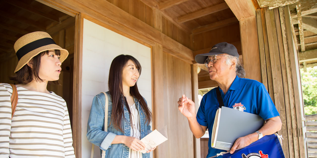 「まちまーい」体験の様子