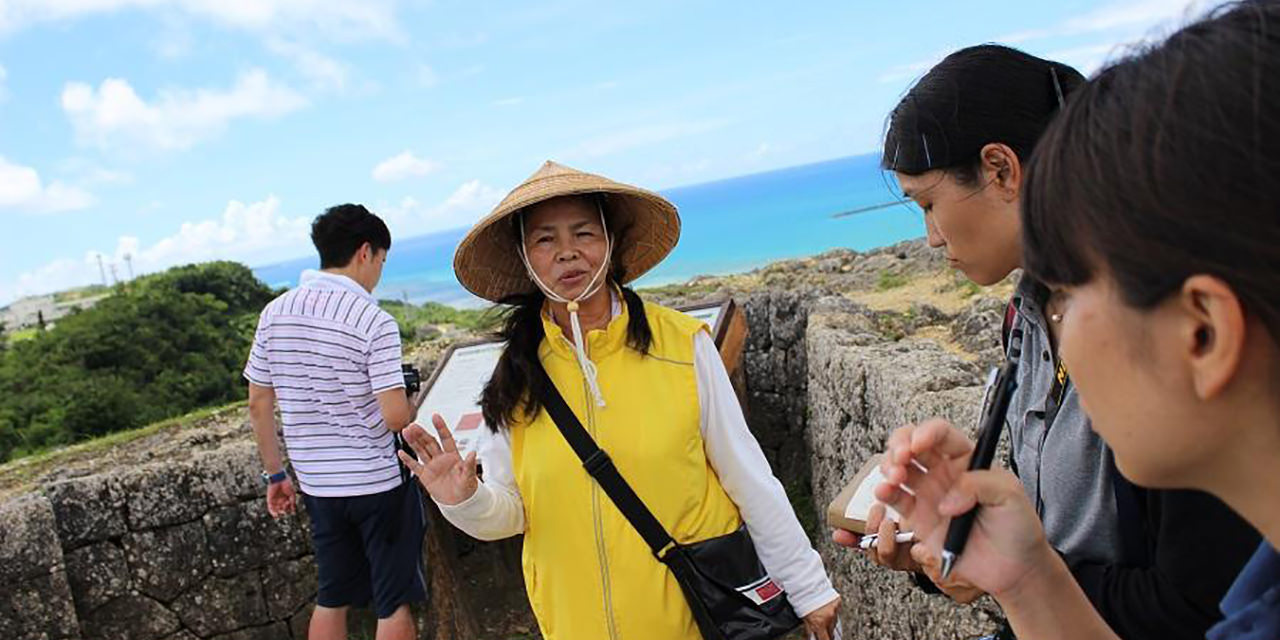 まちまーいを体験している風景