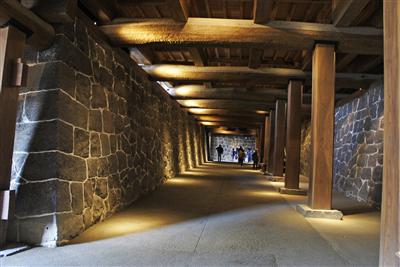 熊本城本丸御殿の闇り通路