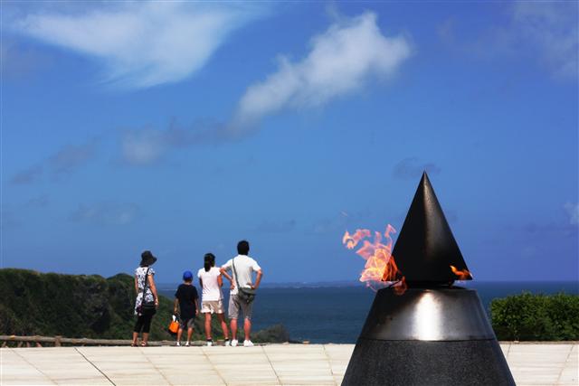 糸満市にある平和祈念公園