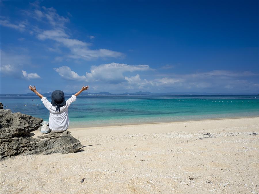 伊計島大泊ビーチの海