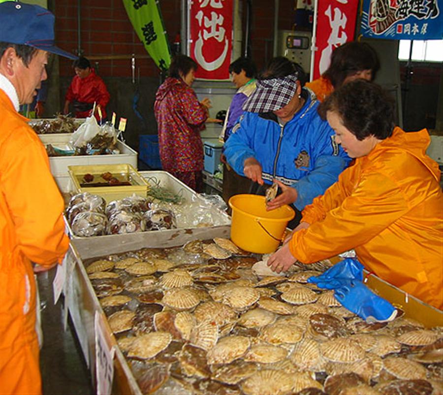 浜益ふるさと市場（朝市）