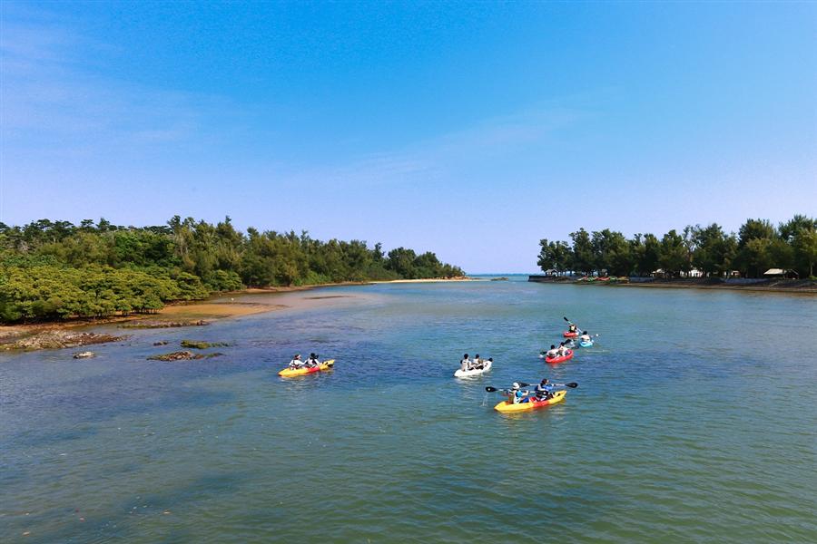 カヤックツアーの様子