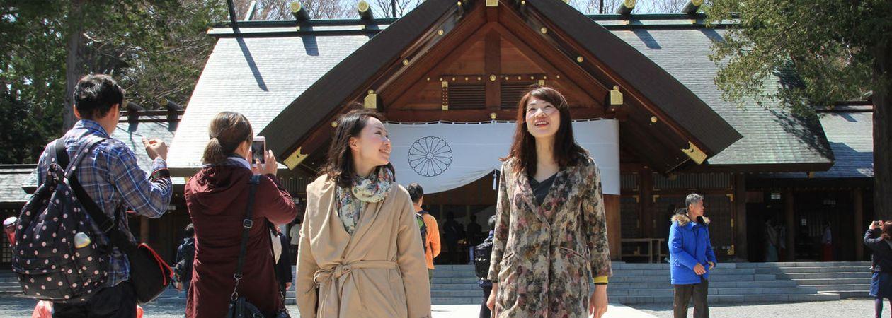 北海道神宮漫步札幌市的女子散步地圖 Tabirai Japan