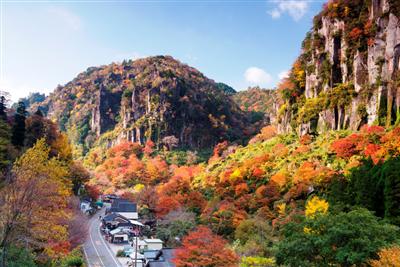 耶馬溪の紅葉