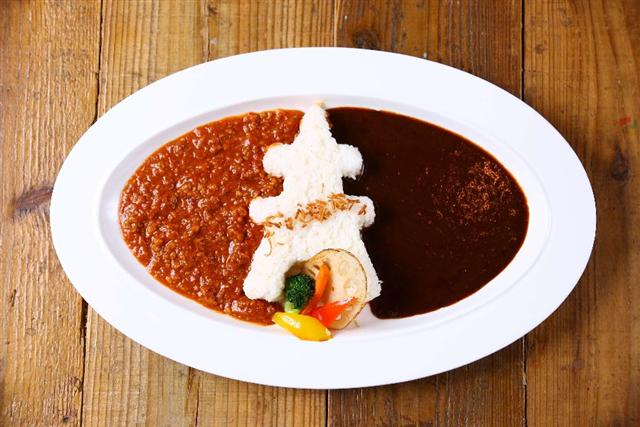 ミチノイエテレビ塔カレー
