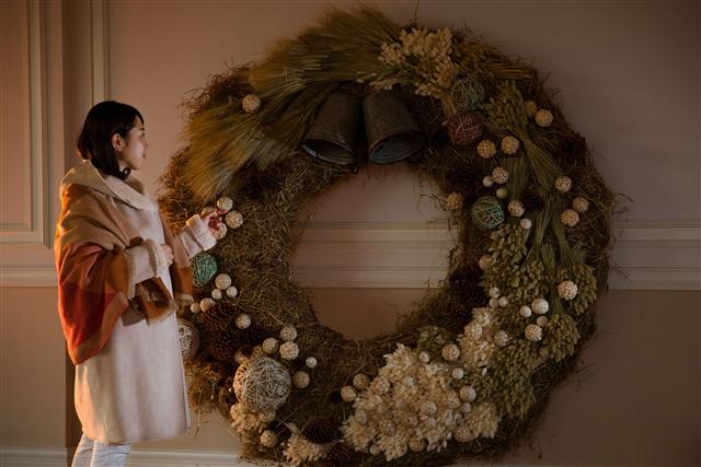 牧場クリスマス　リース