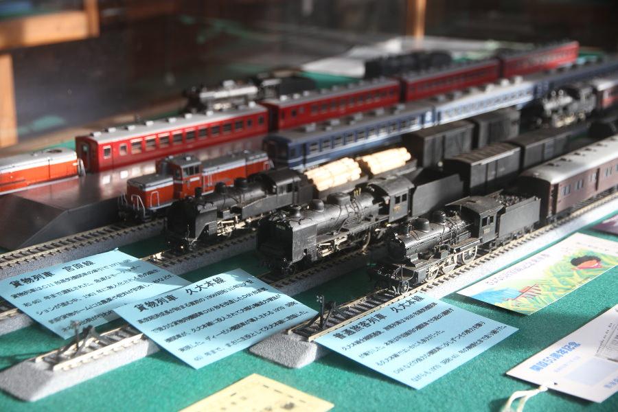 往時を解説する展示