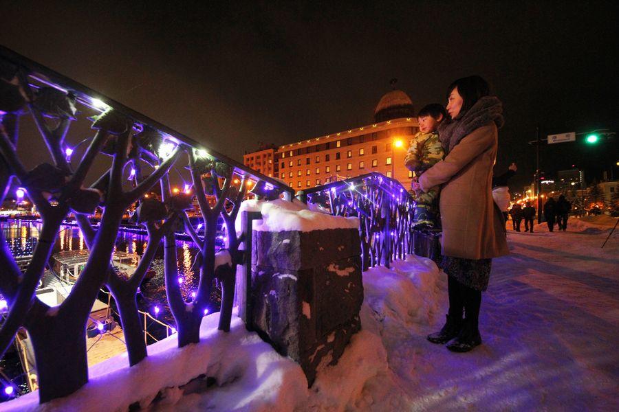 小樽運河浅草橋~中央橋