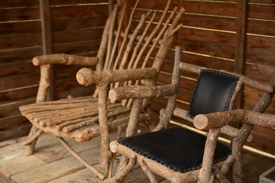 森の学校の利用者さんによる制作物