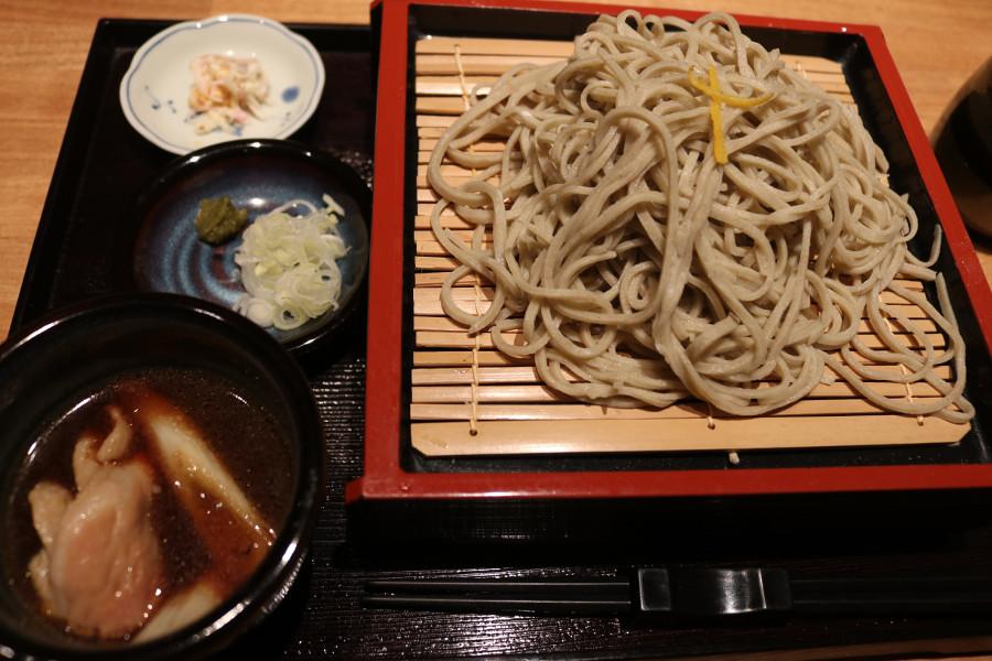 豊後高田産のかもを使った「かもせいろそば」