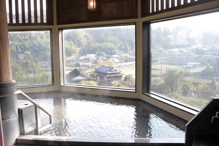 展望風呂からの眺めも楽しみのひとつですル