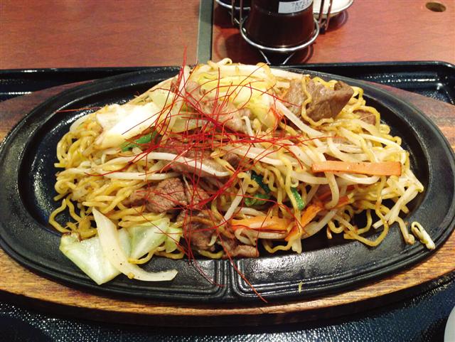 ジンギスカン焼きそば