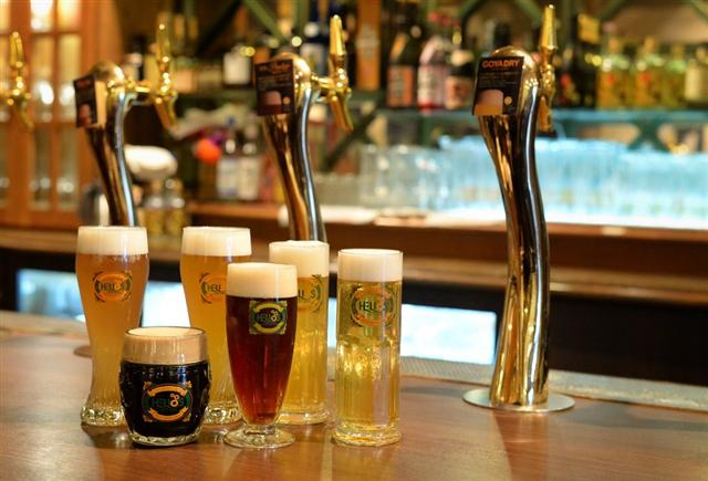 ヘリオスパブの地ビール