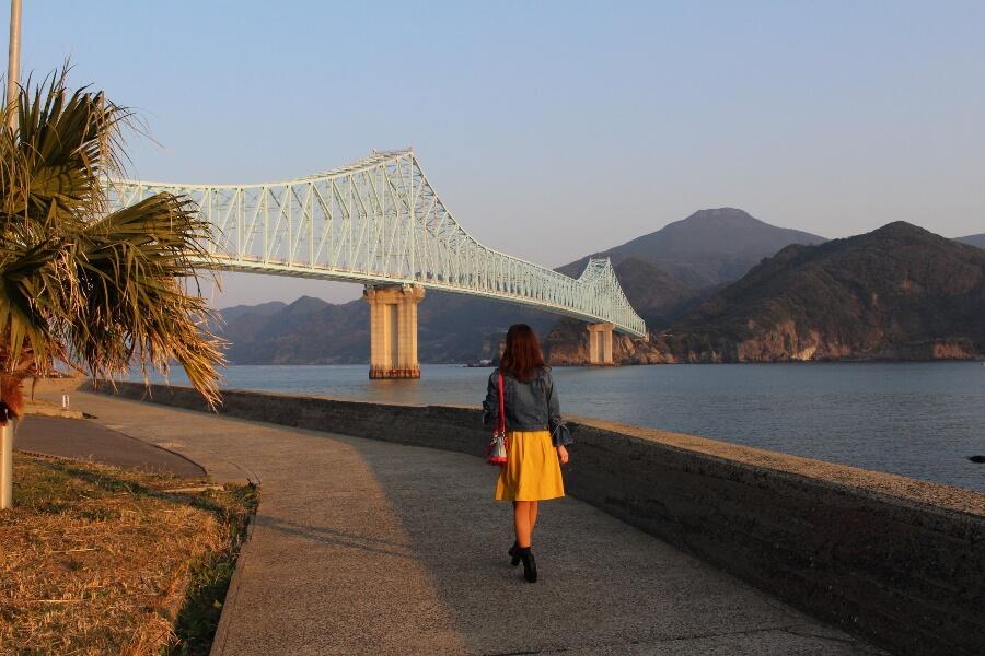 生月島に着いたら橋のたもとにある「生月大橋公園」を散策