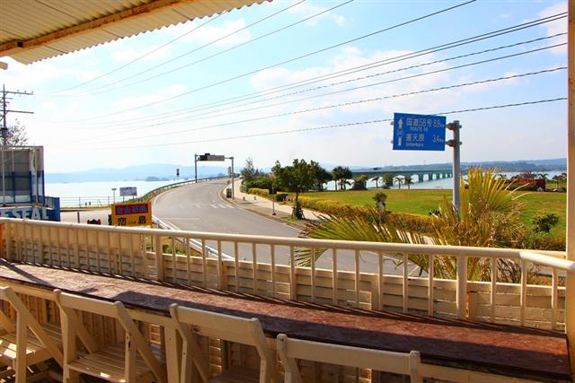 古宇利島カフェからの景色