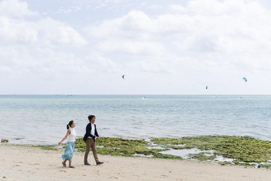 南城市にある百名ビーチ