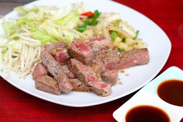 エルフランセのステーキ