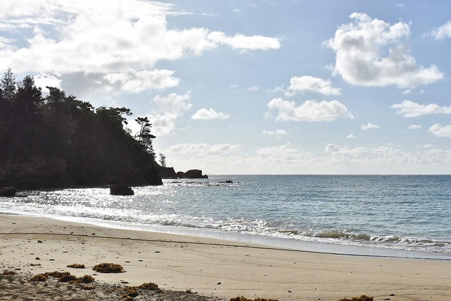 やんばるでブッシュクラフト体験白い砂浜でキャンプを楽しむ