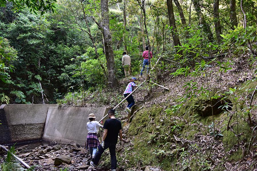 やんばるでブッシュクラフト体験白い砂浜でキャンプを楽しむ