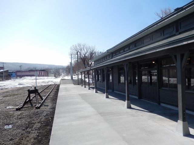 増毛駅線路 増毛駅線路