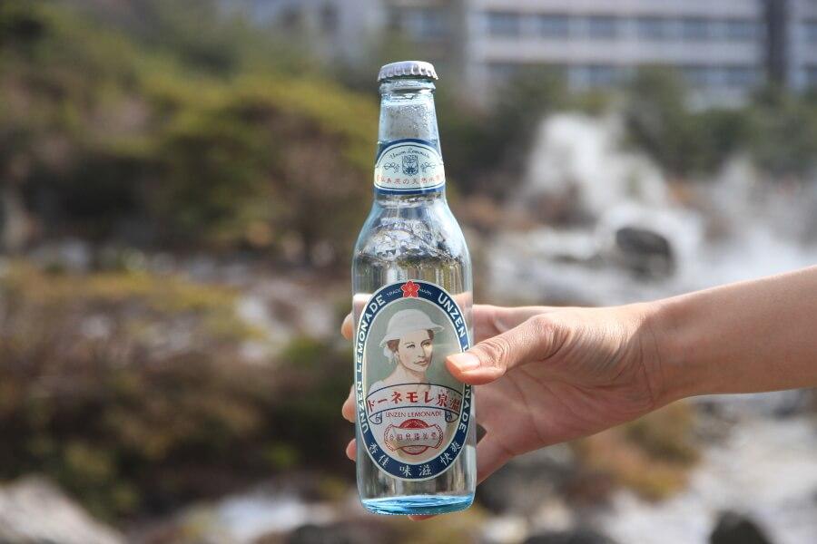 ▲かつては雲仙の炭酸水で作られ外国人に親しまれた雲仙レモネード ▲かつては雲仙の炭酸水で作られ外国人に親しまれた雲仙レモネード