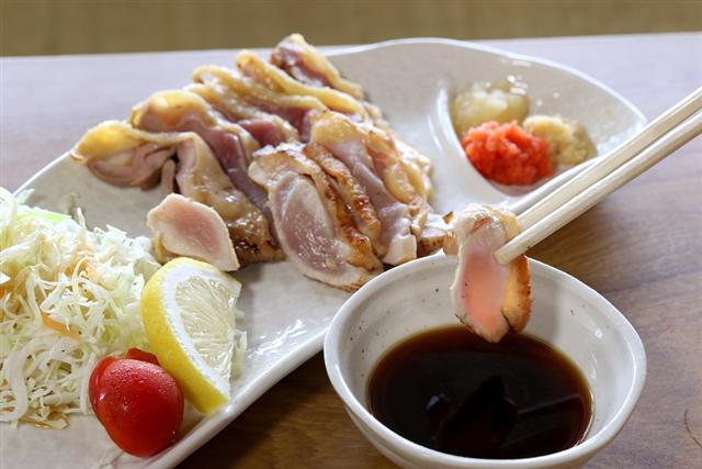 鶏のタタキ