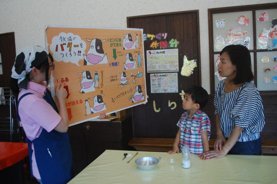 子どもにもわかりやすくパネルで作り方を教えてくれます 子どもにもわかりやすくパネルで作り方を教えてくれます