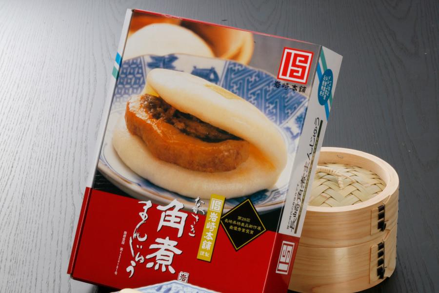 化粧箱入りの角煮まんじゅうは、土産用や贈呈品に