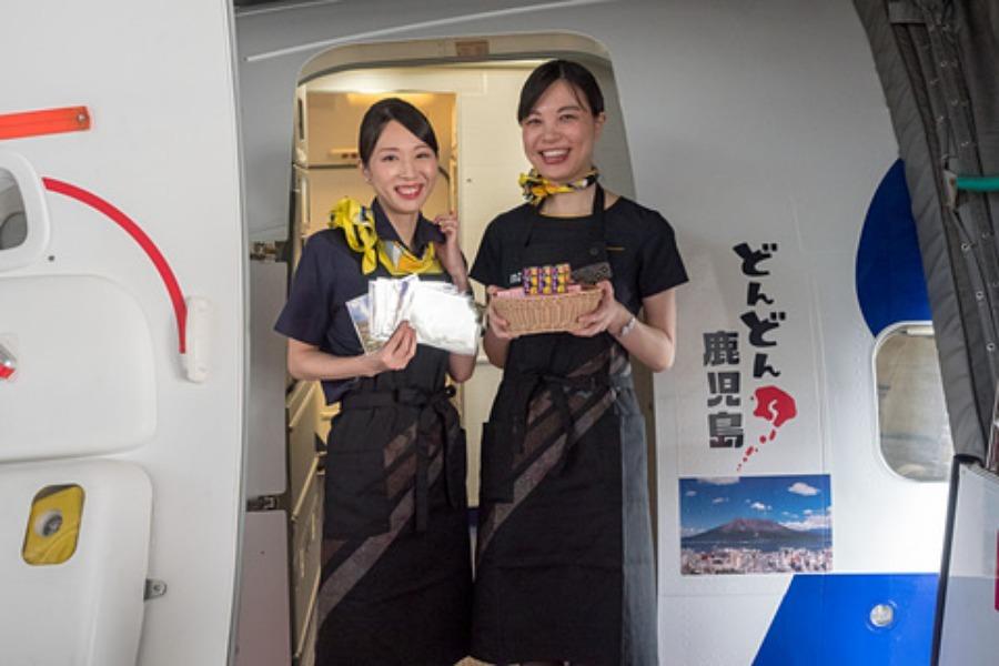 ▲鹿児島県とスカイマークの人気のコラボ企画です ▲鹿児島県とスカイマークの人気のコラボ企画です