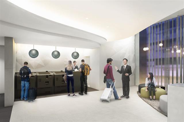 東日本ホテルメッツ札幌_フロント