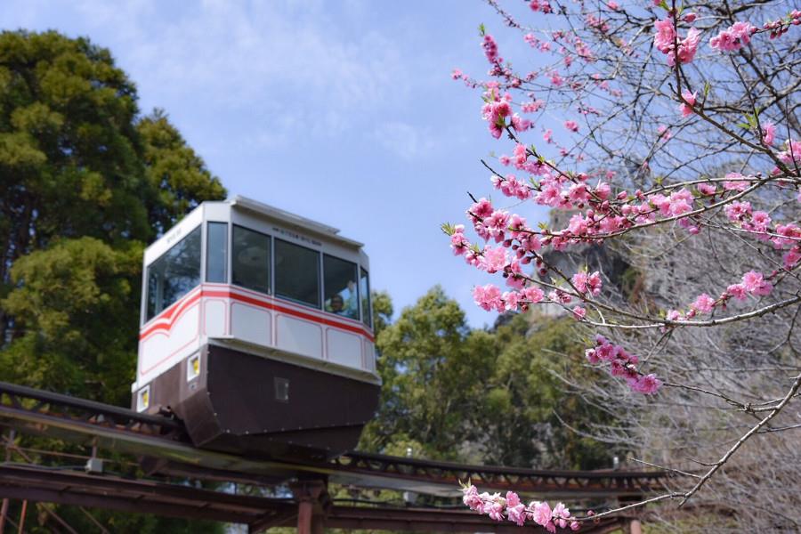 2階に併設されているモノレールで舞鶴城公園展望所へ
