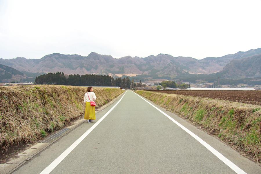 農耕地が広がる駅周辺をゆったりお散歩。大自然に包まれ、気持ちも穏やかになります