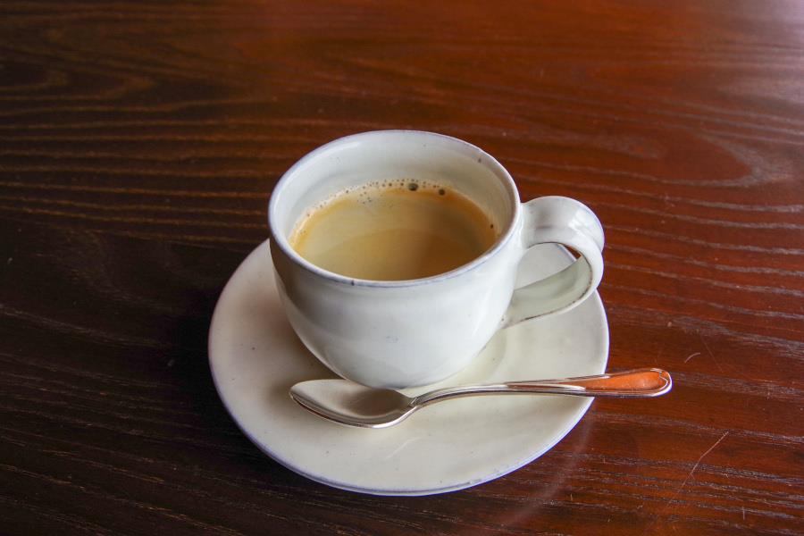 有田焼のコーヒーカップでほっと一息湯上りコーヒー