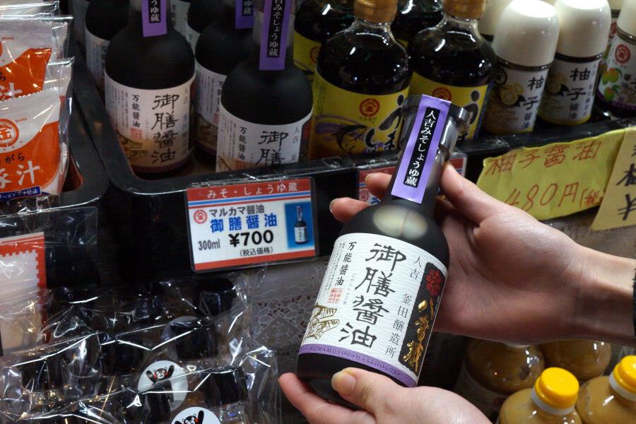 良質のカツオと昆布を贅沢に使った「御膳醤油」
