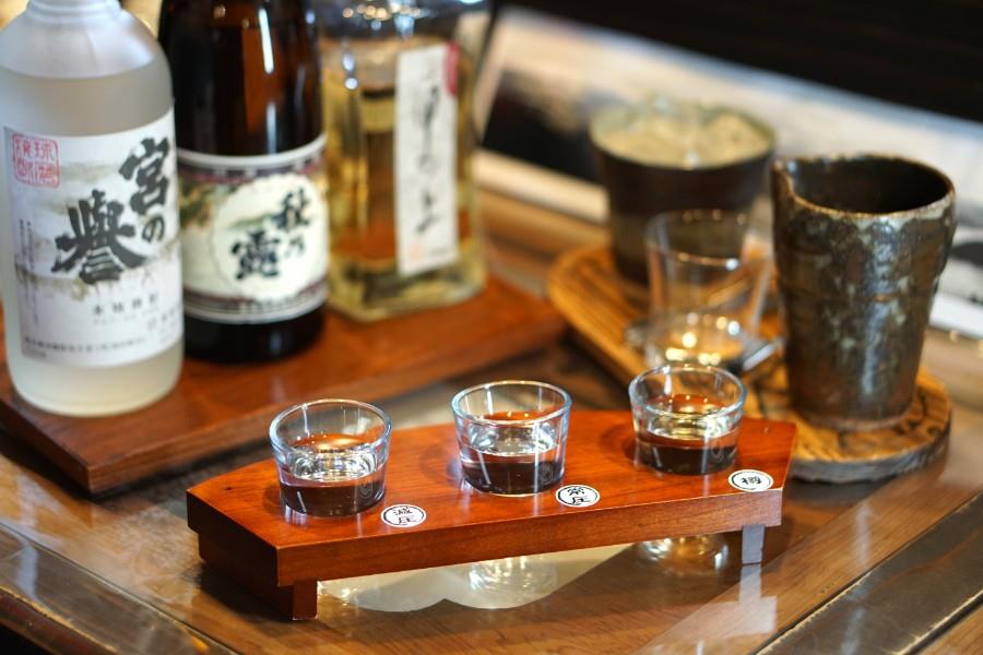 3種類の球磨焼酎を飲み比べ（540円／税込）