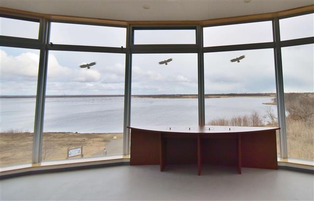 ウトナイ湖展望台展望室