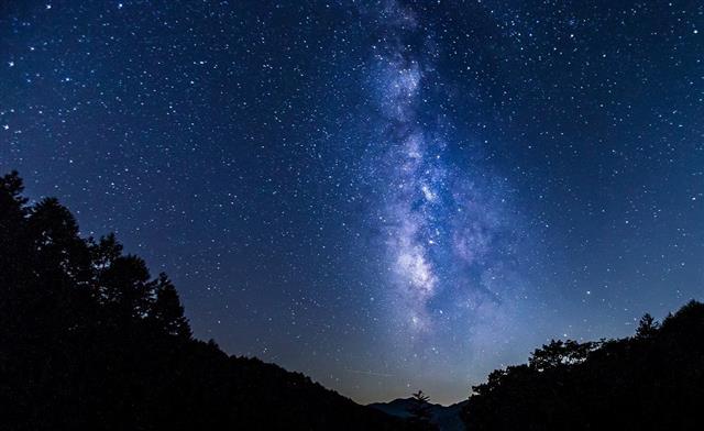 浪合パーク　星空写真