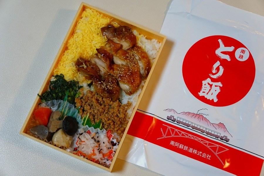 ▲復刻!南鉄「とり飯弁当」を味わえます 復刻!南鉄「とり飯弁当」を味わえます
