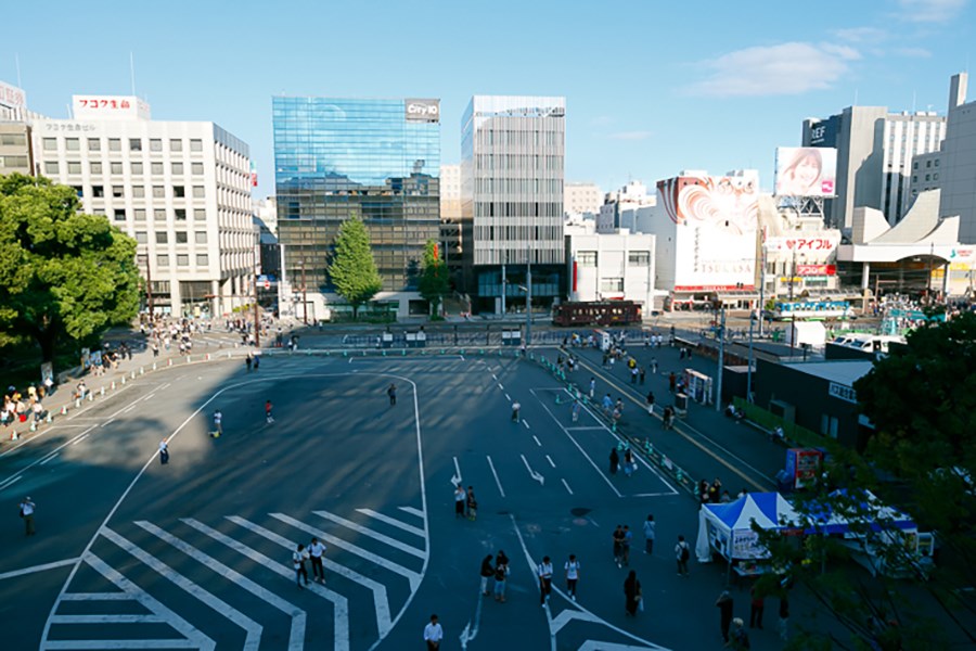 「ストリートビューテラス」から広がる風景