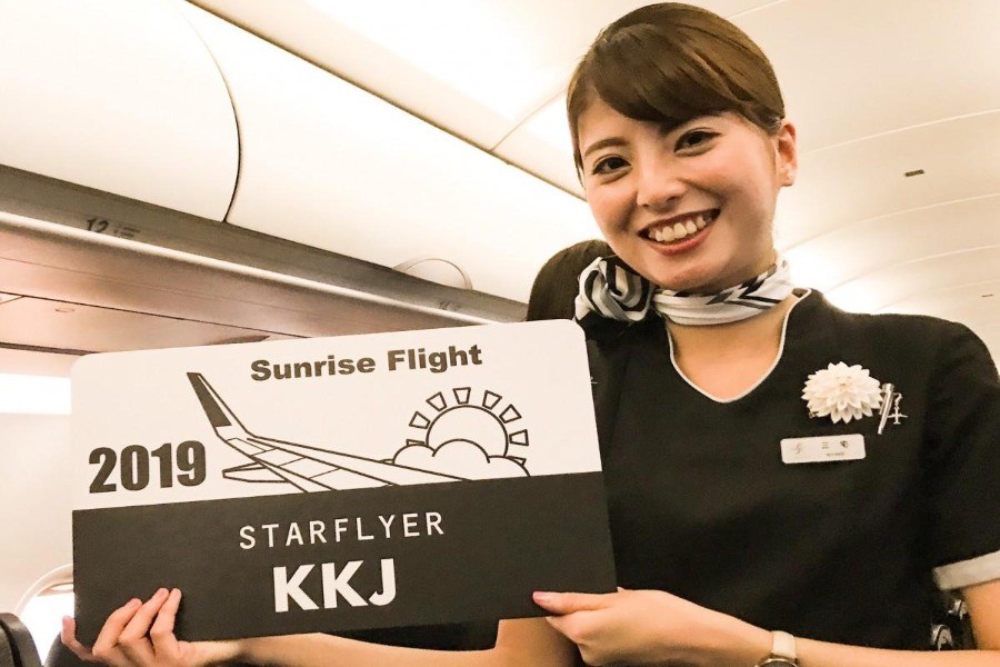 2019年に実施した「初日の出フライト」もとても好評でした