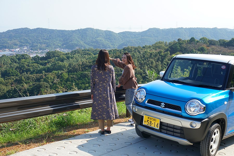 レンタカーでドライブ