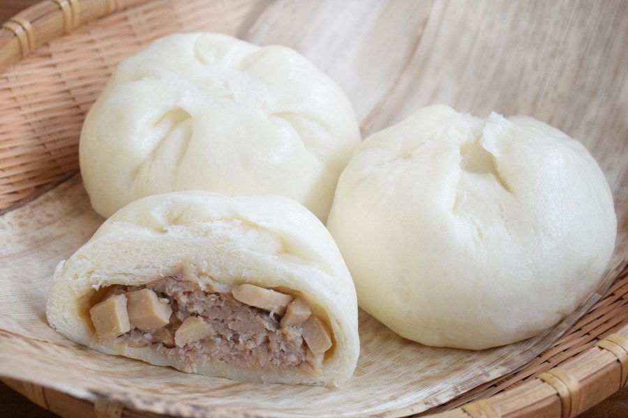 新名物「山鹿たけのこ肉まん」