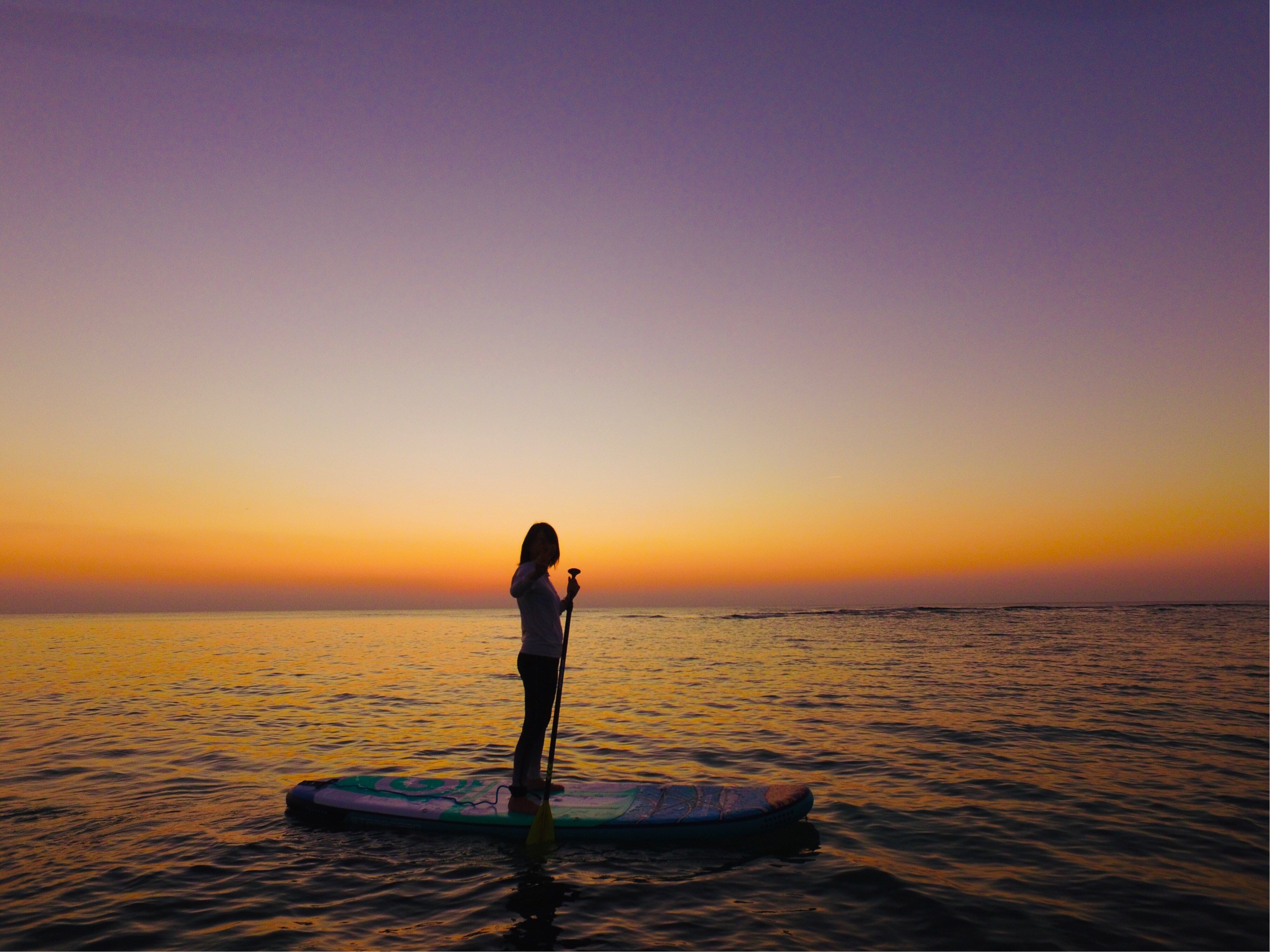 【恩納村(本島北部)開催/約2時間】サンセットSUP
