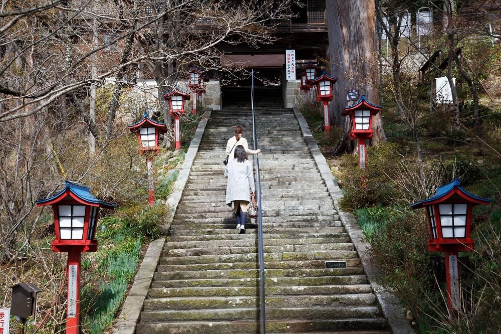柏尾山 大善寺　石段