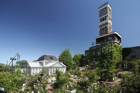 晴れた日の中庭は、非常に気持ちがいい「白い恋人パーク」