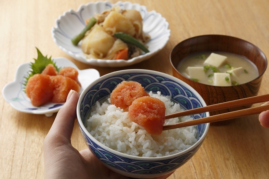 ご飯と明太子は最強の組み合わせです