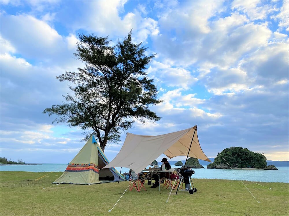 屋我地ビーチ