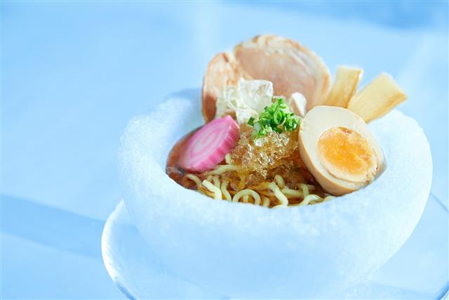 氷のラーメン